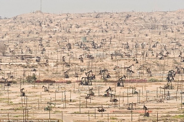 15. California'da hektarlarca alanı hayatsız bırakan petrol işletmesi.