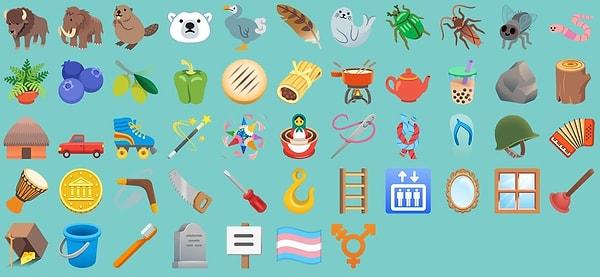 Google emoji ekibinin tasarladığı bu emojiler Unicode Teknik Komisyonu tarafından onaylandı.
