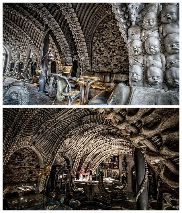 1. HR Giger Museum Bar, İsviçre