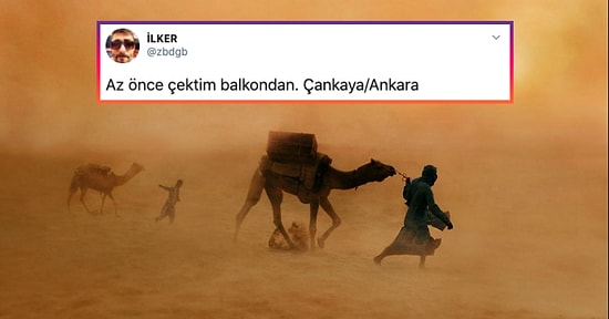 Ankara'da Yaşanan Kum Fırtınasını Üzerinden Dakika Bile Geçmeden Mizahına Malzeme Eden Goygoycular