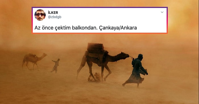Ankara'da Yaşanan Kum Fırtınasını Üzerinden Dakika Bile Geçmeden Mizahına Malzeme Eden Goygoycular