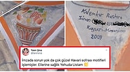 Bu Kadarına da Pes! Yozgat Çapanoğlu Camii'ndeki Restorasyonda Eser Sahibi Gibi Duvara Adını Yazan Kişilere İki Çift Sözümüz Var