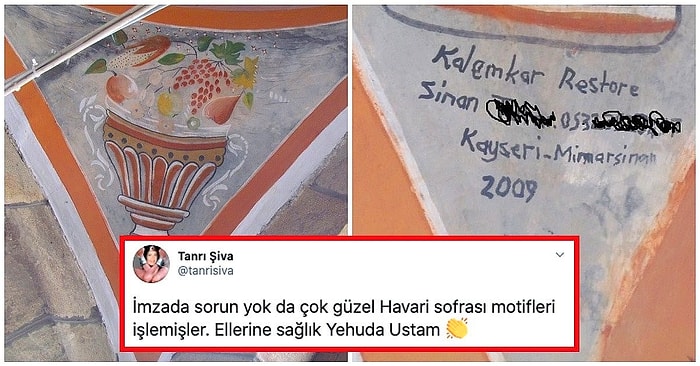 Bu Kadarına da Pes! Yozgat Çapanoğlu Camii'ndeki Restorasyonda Eser Sahibi Gibi Duvara Adını Yazan Kişilere İki Çift Sözümüz Var