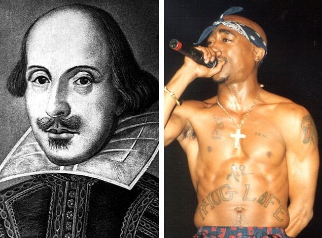 8. Shakespeare okuyor ve ondan ilham alıyordu...