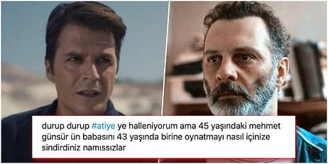 Klasik Mehmet Günsür Problemi... Ünlü Oyuncunun Atiye'de Babası Rolündeki Fatih Al'dan 2 Yaş Büyük Olması Dillere Düştü