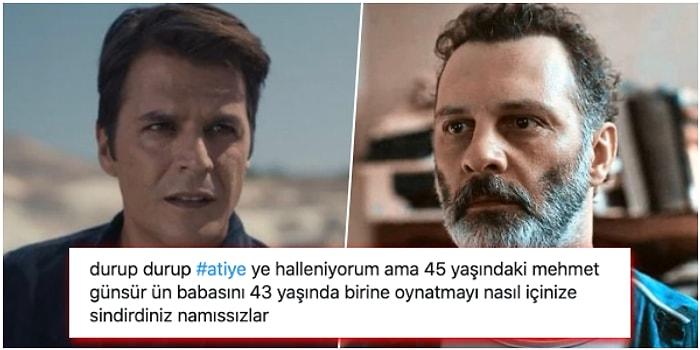 Klasik Mehmet Günsür Problemi... Ünlü Oyuncunun Atiye'de Babası Rolündeki Fatih Al'dan 2 Yaş Büyük Olması Dillere Düştü