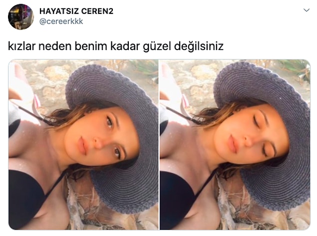 Ben kendimi güzel sanıyordum yıllardır. Meğer değilmişim! Bir anda sorgulamaya başlıyorum neden Ceren gibi güzel değilim diye...