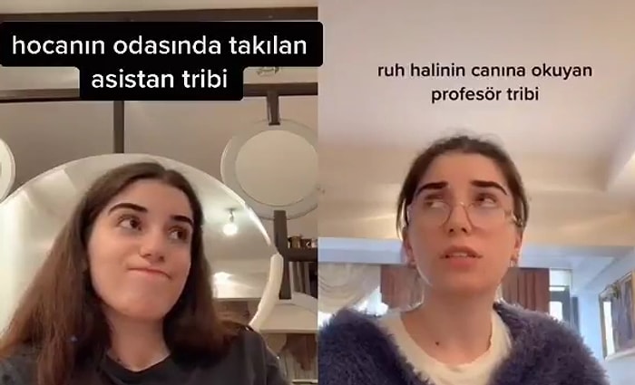 Herkesin Çokça Karşılaştığı Asistan ve Profesör Tribini Müthiş Bir Şekilde Anlatan Kadın