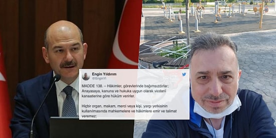 Soylu'ya AYM Üyesinden Yanıt: Önce Anayasa Maddesini Daha Sonra da Bisikletli Fotoğraf Paylaştı