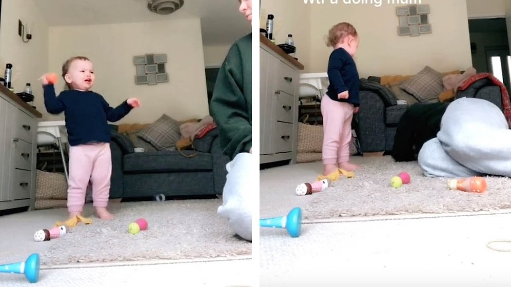 Bebeğinin Ağlamasını Susturmak İçin Aynı Onun Gibi Ağlayan Zeki Anne