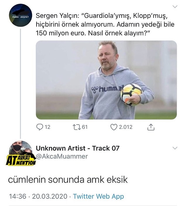 1. Bip'lenmiş tweet. :)