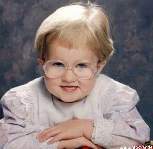 16. Детские фотографии моей подруги похожи на Миссис Даутфайр