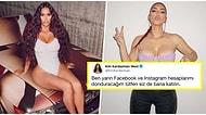 Kim Kardashian Dezenformasyona Tepki Olarak Facebook ve Instagram Hesaplarını Donduracağını Açıkladı!