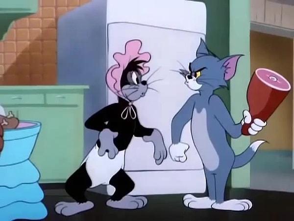 10. Tom, Jerry'i sokak kedisi Butch'ın elinden pek çok kez kurtardı.