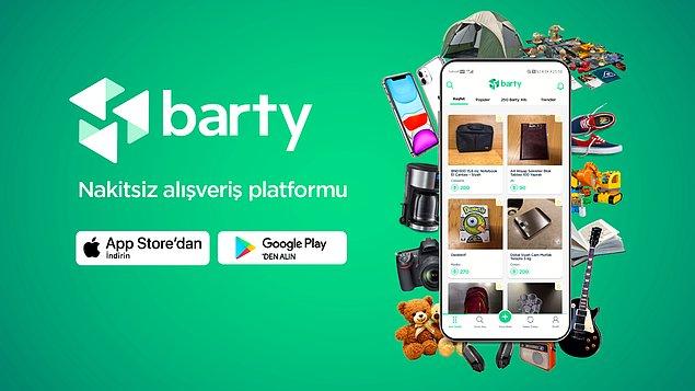 Barty, 2. el eşyaların hızlı ve değerinde el değiştirmesini sağlamak amacıyla kullanıcılarla buluştu.