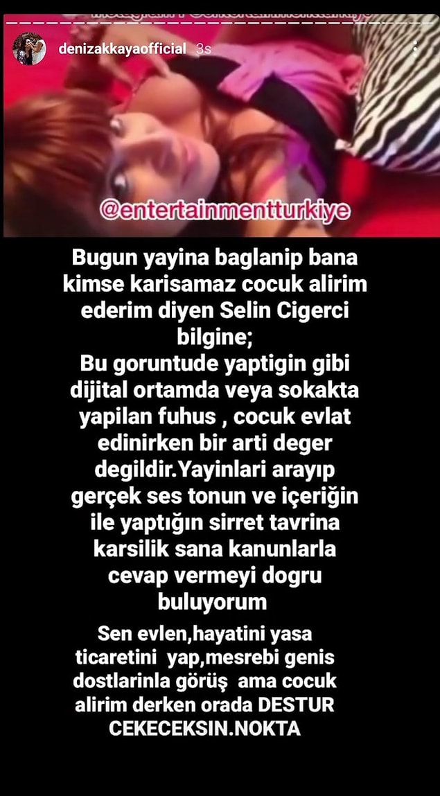 Tekrardan Selin Ciğerci'yi hedef gösterdi...