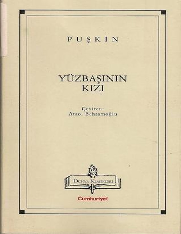 11. Aleksander Puşkin- Yüzbaşının Kızı