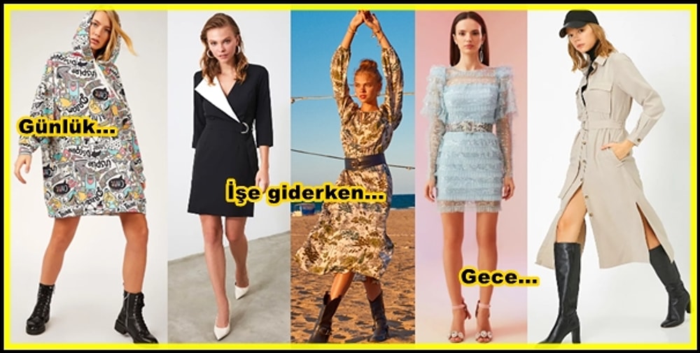 Ne Giysem Derdine Son! Her Tarza ve Ortama Uygun Birbirinden Güzel 19 Sonbahar Elbisesi