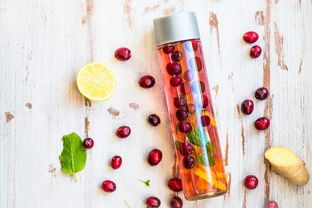 7. Kızılcıklı vitamin deposu!