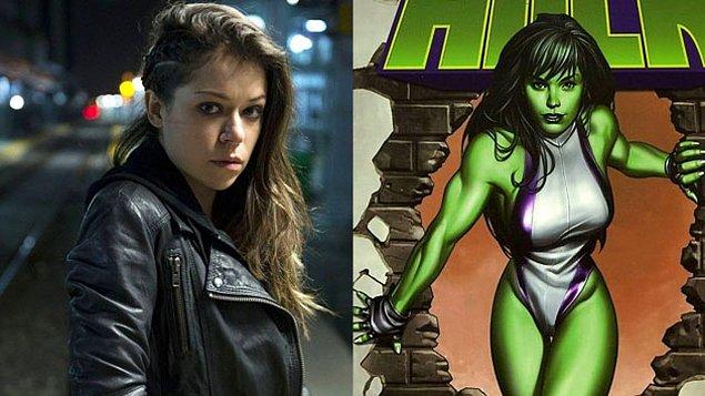 11. Tatiana Maslany, She-Hulk dizisinin başrolü oldu.