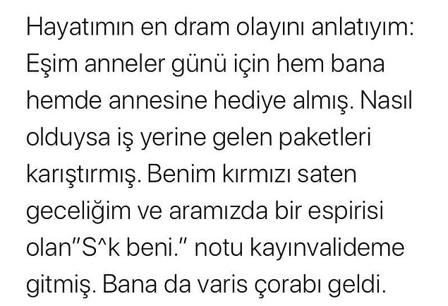 Kendime gelemiyorum... Üç kez falan okudum.