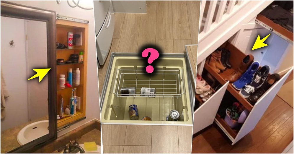 Hırsızlıkta Doktora Yaptım Diyenlerden Bile Değerli Eşyalarınızı Gizleyebileceğiniz Akıl Sınırlarını Zorlayan 16 Saklama Alanı