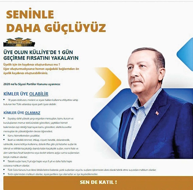 Partinin Çayeli teşkilatı da bu çerçevede yerel basına bir ilan verdi. 👇