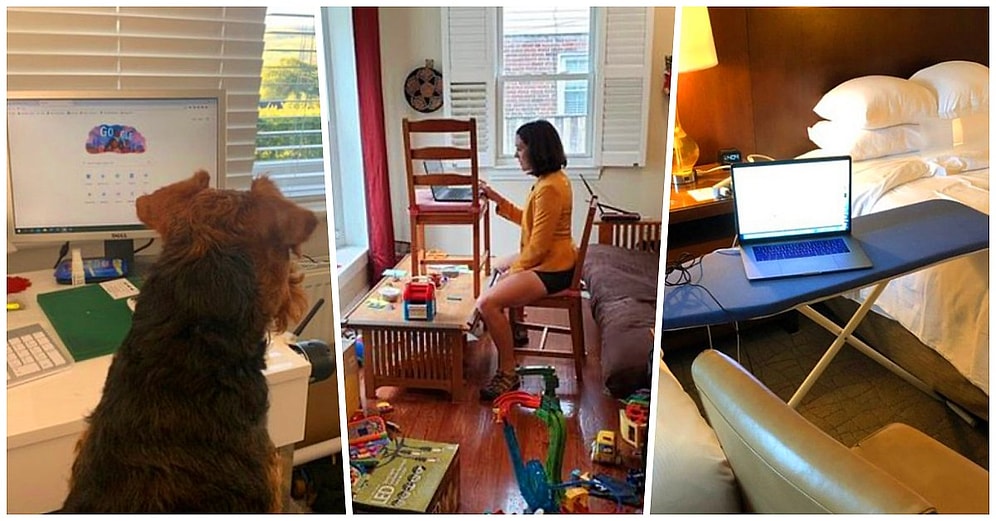 Pandemi Sürecinde Evden Katıldıkları Görüntülü Görüşmelerin Perde Arkasını Göstererek Duygulara Tercüman Olan 17 Kişi