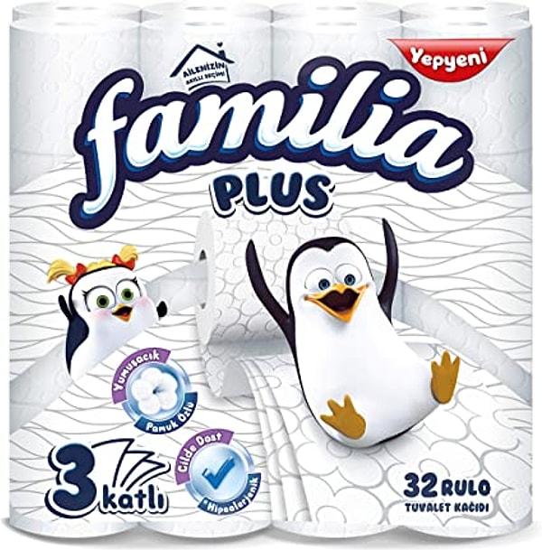 3. Familia Plus 3 katlı tuvalet kağıdı, Amazon'da en çok satılan süpermarket ürünü.