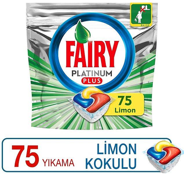 3. Fairy bulaşık deterjanı da haftanın en çok satılanları arasında.