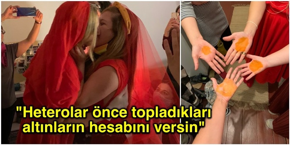 Böyle Olur Queer Kınası! Sinem ve Burçin'in Kimisini Çatlatan Kimisinin Gözlerini Dolduran Kına Gecesi