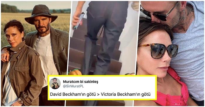 Bu Evliliğin Kaçıncı Seviyesi? David Beckham Merdiven Çıkan Victoria Beckham’ın Kalçalarını Paylaştı Ortalık Yıkıldı