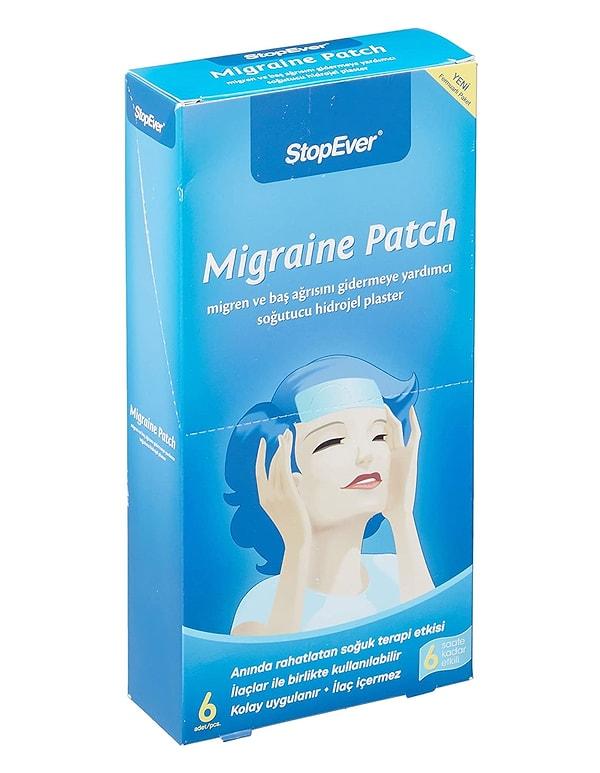 1. Migren ve baş ağrısını gidermeye yardımcı soğutucu hidrojel plaster bant, migren kriziniz tuttuğunda ilk aradığınız şey olacak.