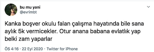 Ailesinden Aylık 5 bin TL Harçlık Alan Öğrencinin Annesinden Para İstemesi Üzerine Aldığı Hayat Dersi Gibi Cevap