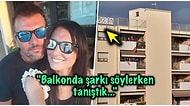 Koronavirüs Günlerinde Aşk! Karantinada Kaldığımız Günlerde Balkondan Balkona Tanışıp Evlenmeye Karar Veren Çift