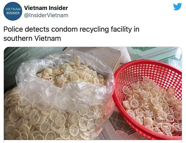 Yetkililer kondomların satılmak üzere hazırlandığını doğruladı
