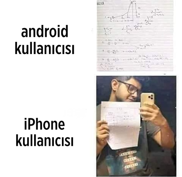 8. "Öğretmen ödevleri gösterin diyince:"