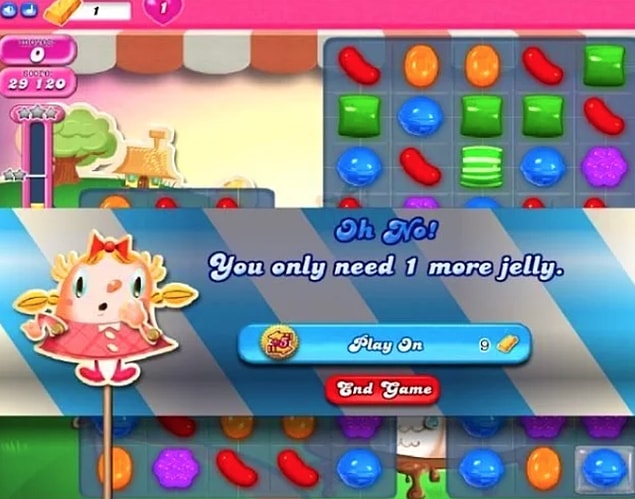 5. Candy Crush bugüne kadar en çok indirilen oyundur ve her gün 633 bin dolardan fazla kazanmaktadır.
