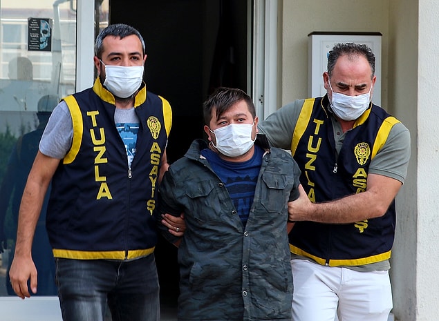 Olayın ardından gözaltına alınan ve adının Cihan A. olduğu öğrenilen şahıs, Tuzla’daki Orhanlı Polis Merkezindeki işlemlerinin ardından Kartal’daki Anadolu Adalet Sarayına sevk edildi.