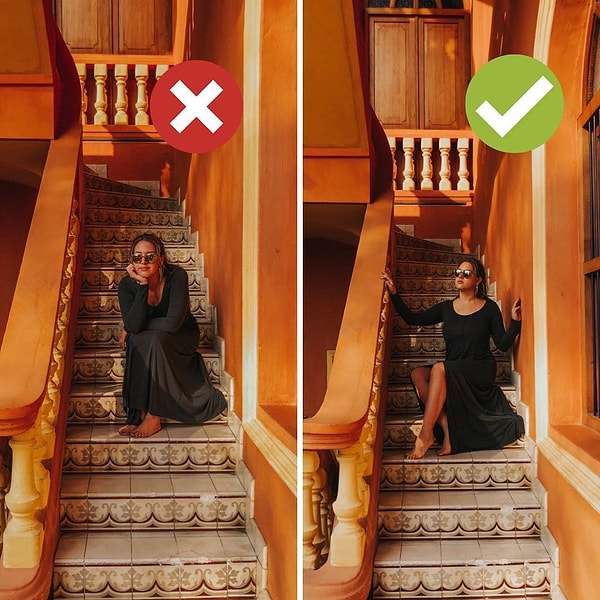 Удачное позирование полностью меняет настроение фотки