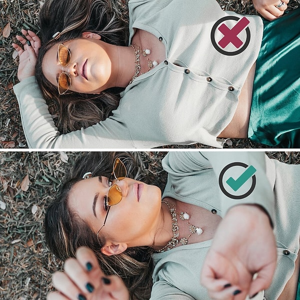 Секреты фото лёжа