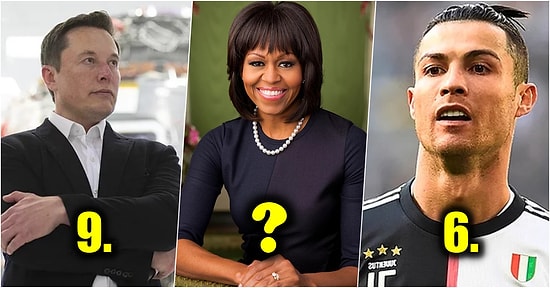 Listede Sizi Şaşırtacak Kişiler Var! 2020 Yılının En Çok Hayranlık Uyandıran İsimleri Açıklandı