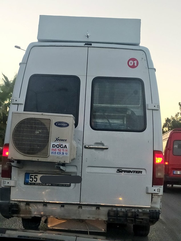 29. Klimalı araç dediğiniz böyle olur.