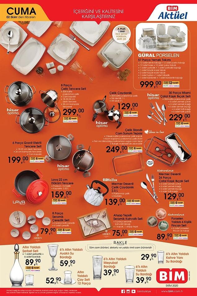 Çelik Tencere Seti 299 TL.