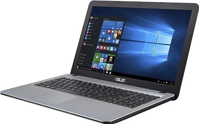 10) Asus X540UB-DM1716 i7-7500U 8 GB 256 GB SSD MX110 15.6" Full HD Notebook