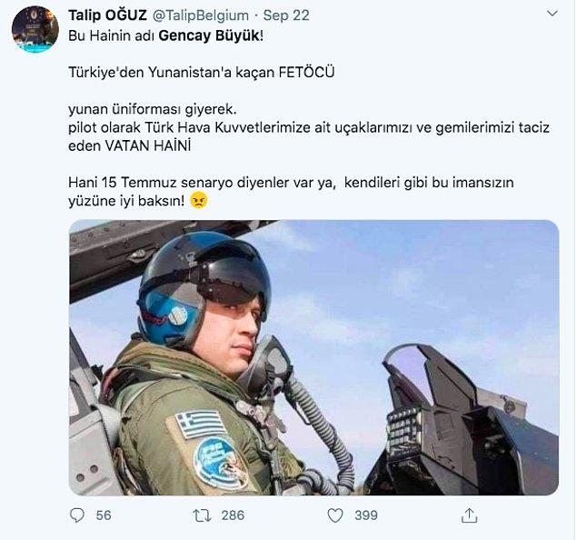 3. "Fotoğrafın pilot Gençay Böyük'ün Yunan ordusu için çalıştığını gösterdiği iddiası"