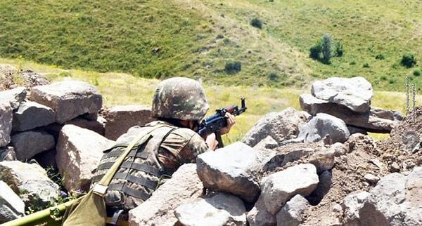 Ermeni güçlerinin, Azerbaycan sivil yerleşim birimlerine ateş açması üzerine Azerbaycan ordusu karşı saldırı başlattı.