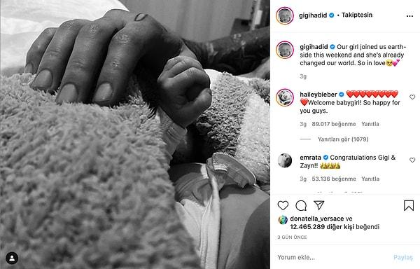 9. Gigi Hadid ile Zayn Malik'in bebekleri dünyaya geldi!