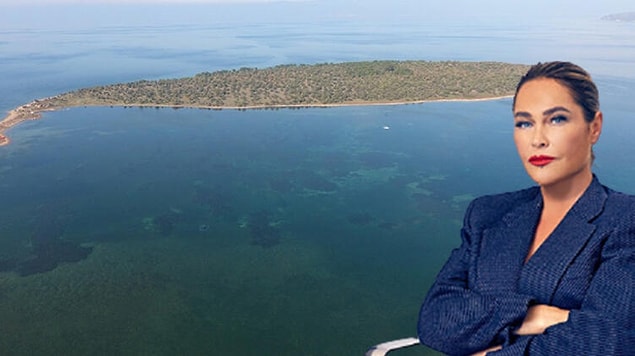 15. Hülya Avşar'ın 55 milyon TL'ye Ayvalık'taki Çiçek Adası'nı aldığı,