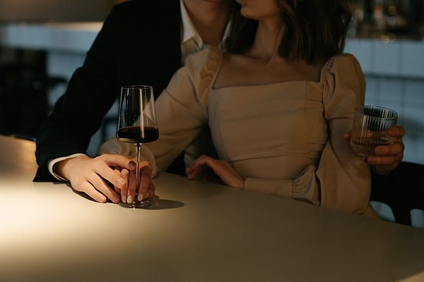 Romantik bir akşam yemeğine